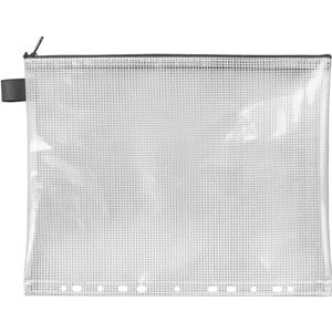 VELOFLEX 2707300 - A4-ritszak, transparant, gemaakt van met stof versterkt EVA-materiaal, 1 documentvak voor klasseren