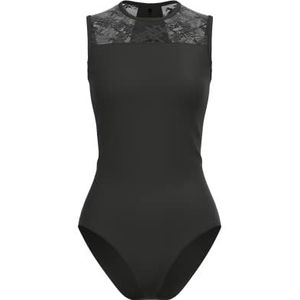 Basilica Dancewear BAW0215 Antoinette Halter Neck Kant Turnpakje Maat 10, Zwart