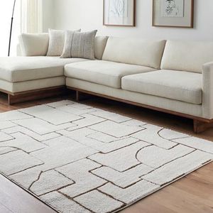 Surya Trogir Abstract tapijt - vloerkleden voor woonkamer, eetkamer, lounge slaapkamer, marmeren tapijt, zacht middelhoog en groot tapijt voor onderhoudsvriendelijk - moderne vloerkleden voor