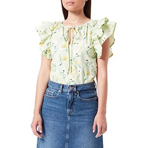 PIECES PCVLORA Damesblouse, Gleam/Aop: bloemen, M