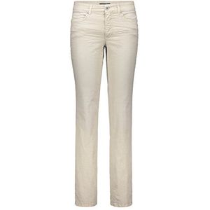 MAC Jeans Dames Melanie Straight Jeans, beige (beige 208 V), 44W x 34L