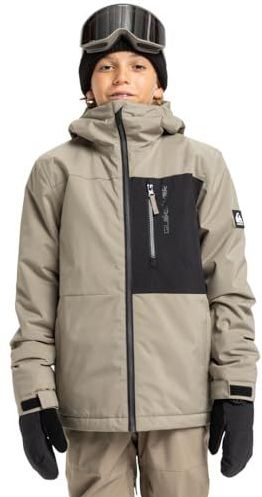 Quiksilver - Side Hit Solid - Sneeuwjas - Beige - Jongens 4-16 jaar