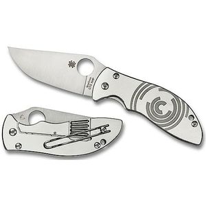 Spyderco SC160P Zakmes, uniseks, volwassenen, zwart, eenheidsmaat