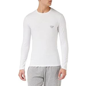 Emporio Armani Underwear Men's Shiny Logo Band T-shirt, wit, XL, wit, XL