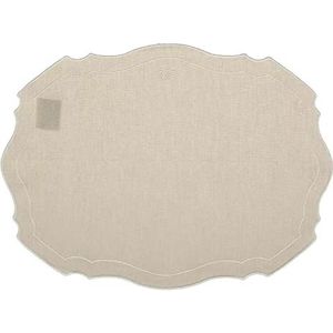 LA PORCELLANA wit - placemat ecru Ammanto