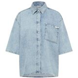 MUSTANG Blouse 'ELLA'  grey denim