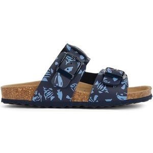 Geox J Ghita Boy E Sandalen voor jongens, Navy Avio, 24 EU