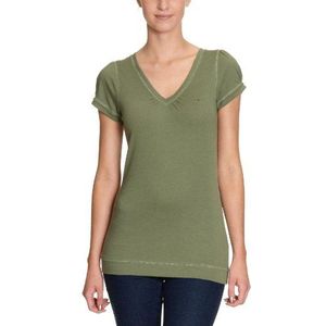 Hilfiger Denim - 1656217903 / Leela Vn Tee S/S - T-shirt - dames - groen - S