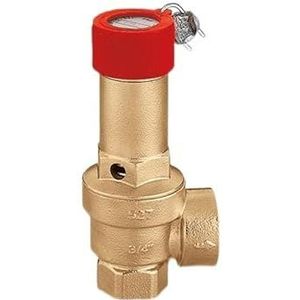 Caleffi Veiligheidsventiel vrouwelijk Inail, chroom, eenheidsmaat