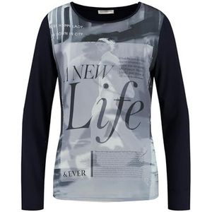 KEYLARGO WLS City Round Damesshirt met lange mouwen, Navy (1200), S