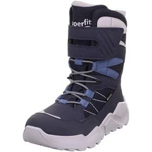 Superfit Jongens Rocket Warm gevoerde Gore-tex sneeuwlaarzen, Blauw lichtgrijs 8000, 38 EU Breed