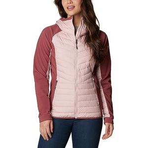 Columbia COAT Powder Lite™ Hybrid Hooded Jacket Red XL dames, roze (Dusty Pink/Beetroot), XL