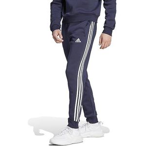 adidas Heren Essentials Fleece 3-Stripes Tapered Manchet Broek, XS