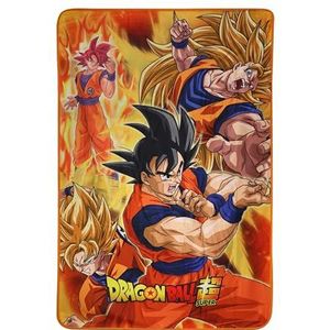 Dragon Ball - Goku - Fleece Deken - Goud - 100% Polyester