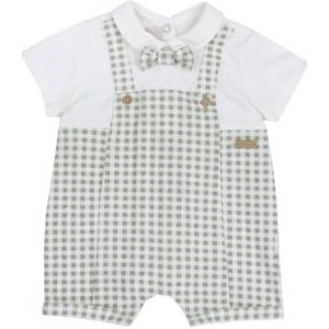 Chicco romper, Groen bedrukt, 12 Maanden