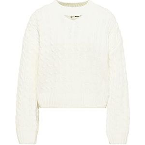 SIDONA Gebreide damestrui 11019361-SI01, wolwit, M/L, wolwit, M/L