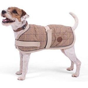 Petface Tan Tweed Hondenjas, 50 cm