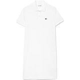 LACOSTE - Polo Jurk - Wit - Soepel Piqué Tricot in Katoen