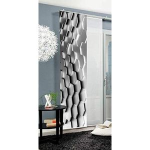 Home fashion SHANON, polyester, grijs, 245x60 cm