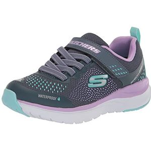 Skechers Ultra Groove Hydro Mist Sneaker voor meisjes, Grijs Textiel Multi Trim, 3 UK