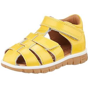 Bisgaard Bisgaard angus Uniseks-kind Sandaal Platform, Yellow Patent, 29 EU Breed