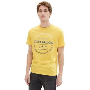 TOM TAILOR T-shirt voor heren, 34663 - zonnig geel, XL