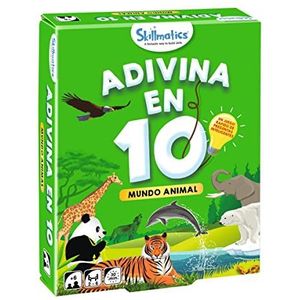 Ludilo - Adivina in 10! Dierenwereld, kaartspellen, tafelspellen voor kinderen van 6 jaar of ouder, vragenspel voor kinderen en volwassenen, cadeaus voor kinderen, 30 min