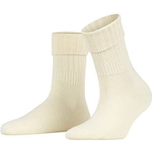 FALKE Dames Sokken Striggings Rib W SO Wol eenkleurig 1 Paar, Wit (Woolwhite 2069), 35-38