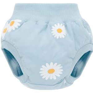 Pinokio Bloomers Daisy, 95% Katoen 5% Elastaan, Blauw, Bloemenpatroon, Meisjes, Maat 56-86(86), Blue Flowers Daisy, 86