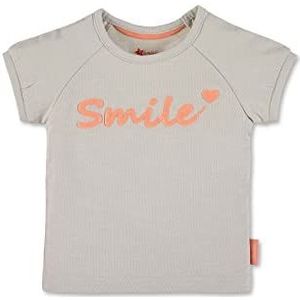 Sterntaler Smile T-shirt met korte mouwen voor babymeisjes, lichtgrijs, 62 cm