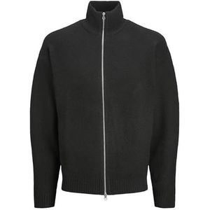 Jack & Jones JOROLLIE Knit Full Zip, zwart, L