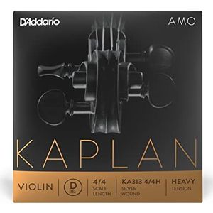 D'Addario KA313-4/4H Kaplan Amo D enkele snaar zilver 4/4 harde viool
