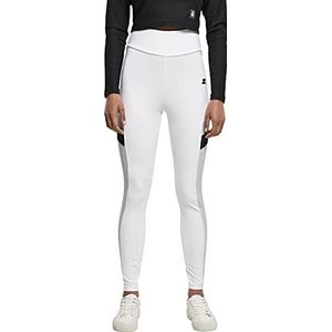 Starter Black Label Dames Ladies Starter Highwaist Sports Leggings, Wit/Zwart, L