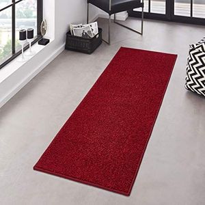 Hanse Home Pure tapijt, polypropyleen, rood, 80x300 cm