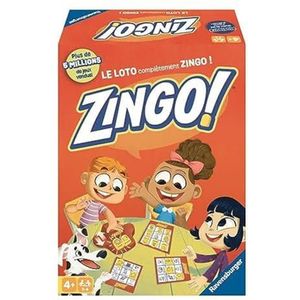 Ravensburger – Zingo – snelheidsspel – moderne lotto – 2 moeilijkheidsgraden – kinderen en ouders – 2 tot 6 spelers vanaf 4 jaar – uniseks – 22352 – Franse versie