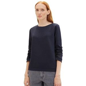 TOM TAILOR Denim Sweatshirt voor dames, 10668 - Sky Captain Blue, M