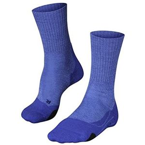 FALKE Dames WandelSokken TK2 Explore Wool W SO Wol Functioneel Material Anti-Blaar dik 1 Paar, Blauw (Blue Note 6545), 41-42