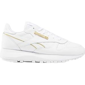 Reebok Dames Classic Leather SP Sneaker, FTWWHT/Goldmt/FTWWHT, 41 EU, Ftwwht Goldmt Ftwwht, 41 EU