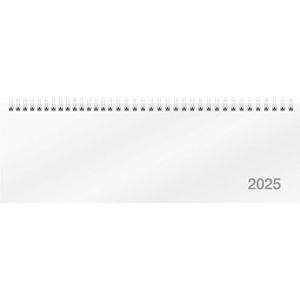 rido/idé Dwarsagenda model ac-week-querterminer (2025), 2 pagina's = 1 week, 307 × 105 mm, 112 pagina's, kartonnen omslag Trucard, wit
