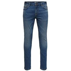 ONLY & SONS Men's ONSLOOM Slim PK 0763 Jeans, Blue Denim, 29/32
