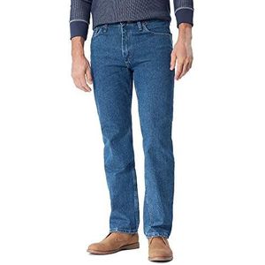 Wrangler Authentics Authentics Classic Regular-fit Jean voor heren, Stonewash Donker, 36W / 28L