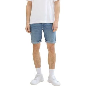 TOM TAILOR Denim Bermuda voor heren, 10118 - Used Light Stone Blue Denim, S