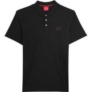 OXBOW P2NOROLF Poloshirt, korte mouwen, bedrukt, zwart
