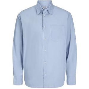 Jjcody Poplin Shirt Ls Sn, Chambray Blue, XL
