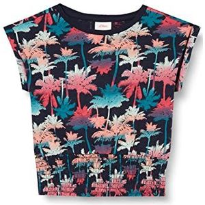 s.Oliver Junior Girl's T-shirt, marineblauw, 104/110