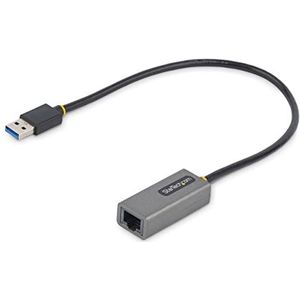 StarTech.com USB 3.0 naar Gigabit Ethernet Netwerkadapter, 10/100/1000 Mbps, USB 3.0 naar RJ45 LAN Adapter, USB 3.0 Ethernet Adapter (GbE), 30cm Kabel, Driverloze Installatie (USB31000S2)