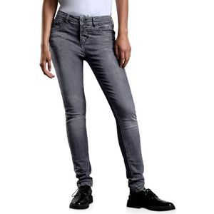 STREET ONE Jeans Slim Fit, Steel Grey Net Wash, 25W x 32L