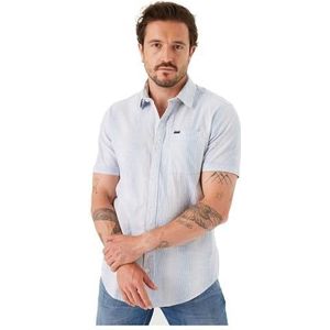 O41085_Herenshirt ss, wit, XXL