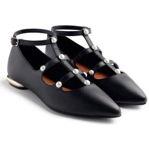 Gioseppo - Motley - Ballerina's - Leer - Gewatteerde Zool - Verstelbare Sluiting