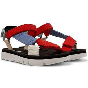 Sandalen - Color-Blocking - Textiel - Flexibele Zool - Platte Hak